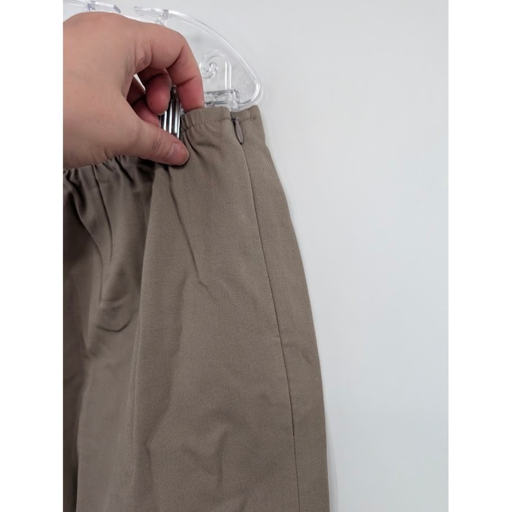 Eileen Fisher NWT Slim Ankle Pants 1X Beige Pull On Stretch Career Casual‎ - Picture 6 of 8